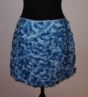 Blue Sequin Skirt