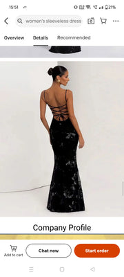Flower Print Long Dress