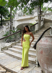 Elegant Backless Black Dress