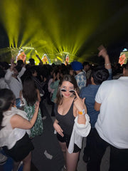 Shiny Zipper Sequin Shorts