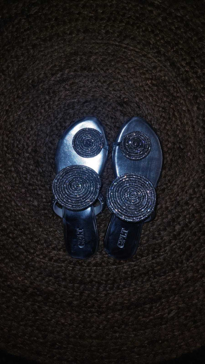 Rhinestone Strap Party Sandals