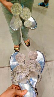 Rhinestone Party Sandals - GPLT