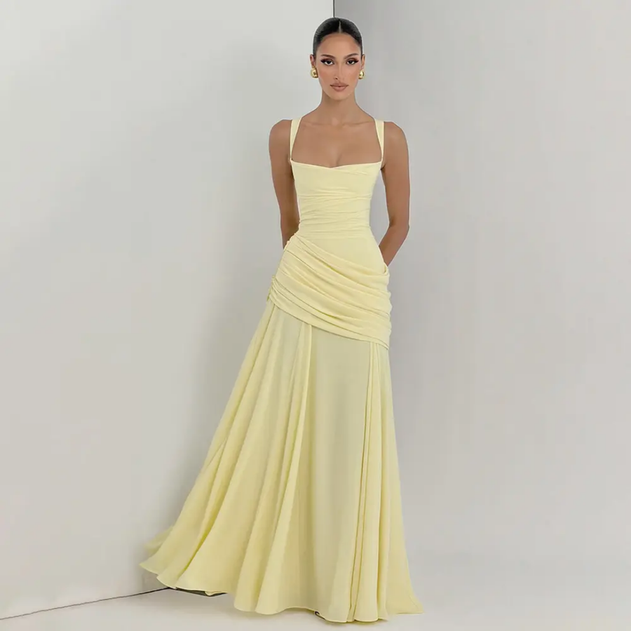 Women Sleeveless Summer Long Dress