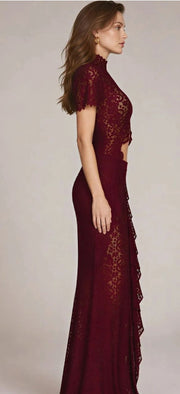 Burgundy Lace Coord Set