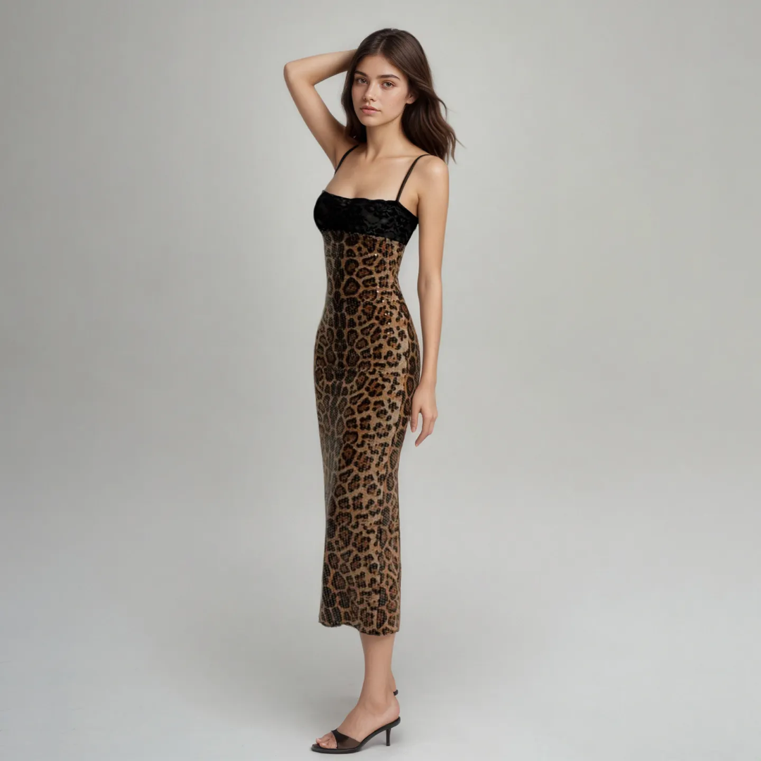 Wild Chic Midi Dress