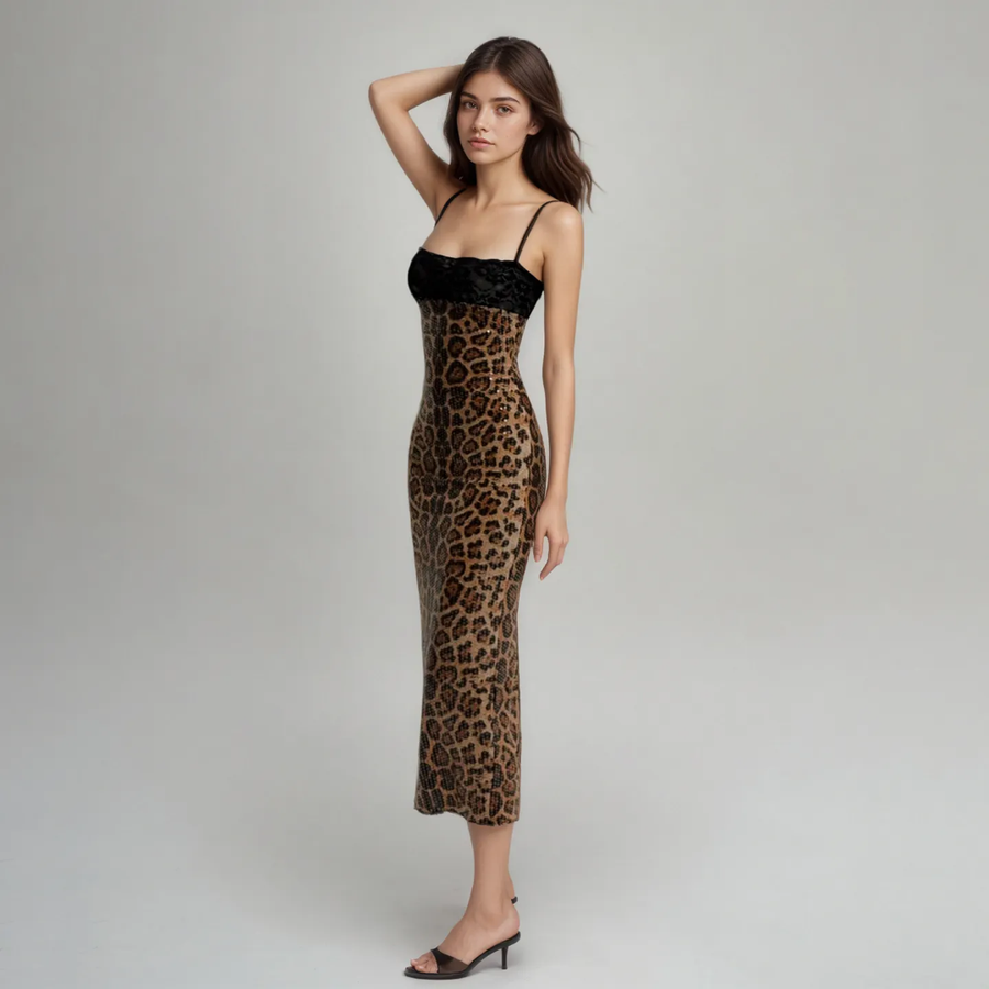 Wild Chic Midi Dress