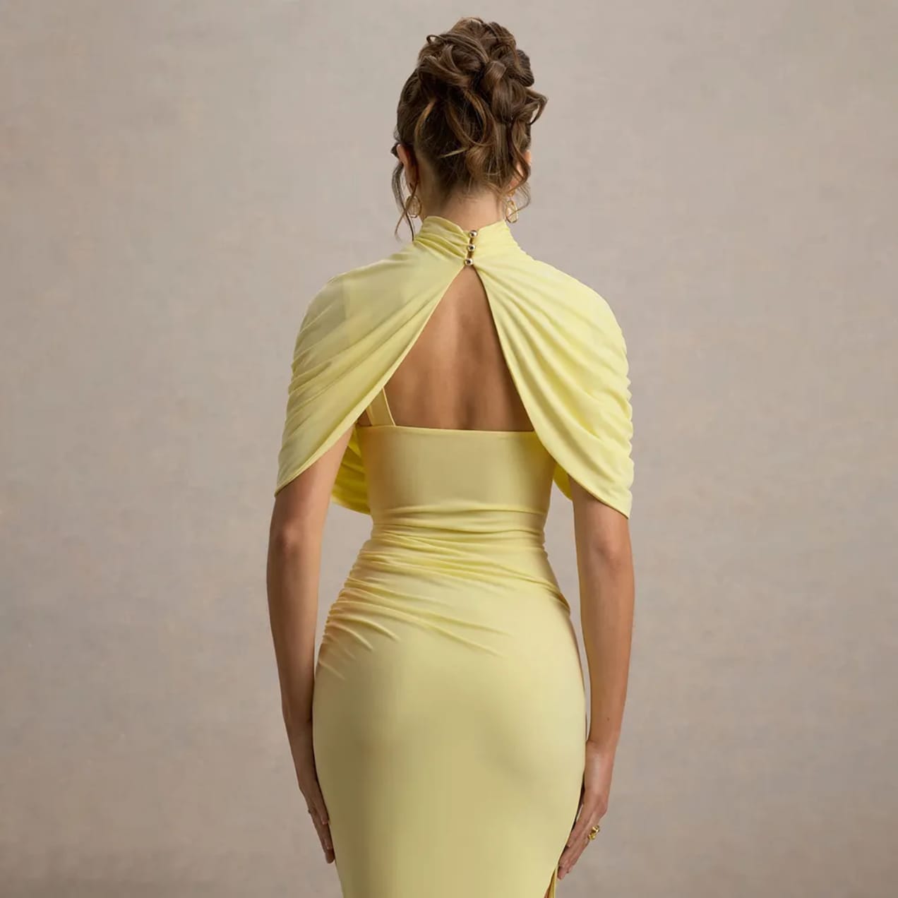 Sunshine Drapped Elegance Dress