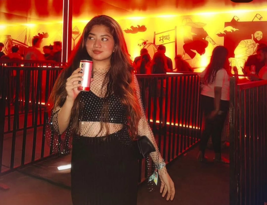 Rhinestone Full sleeves mesh top