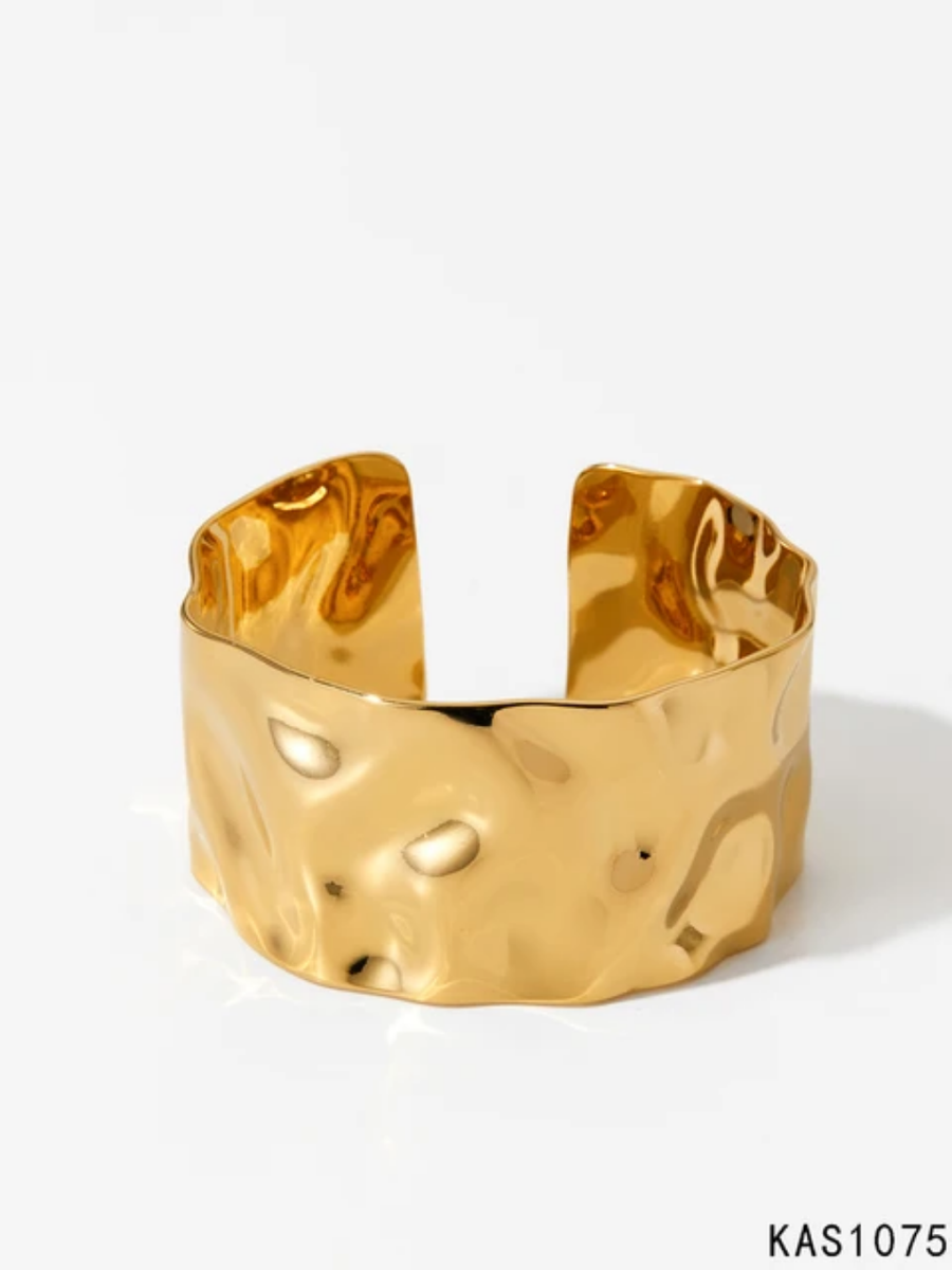 Flux Golden Bangle
