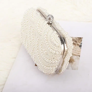 Alloy Cage Pearl Clutch