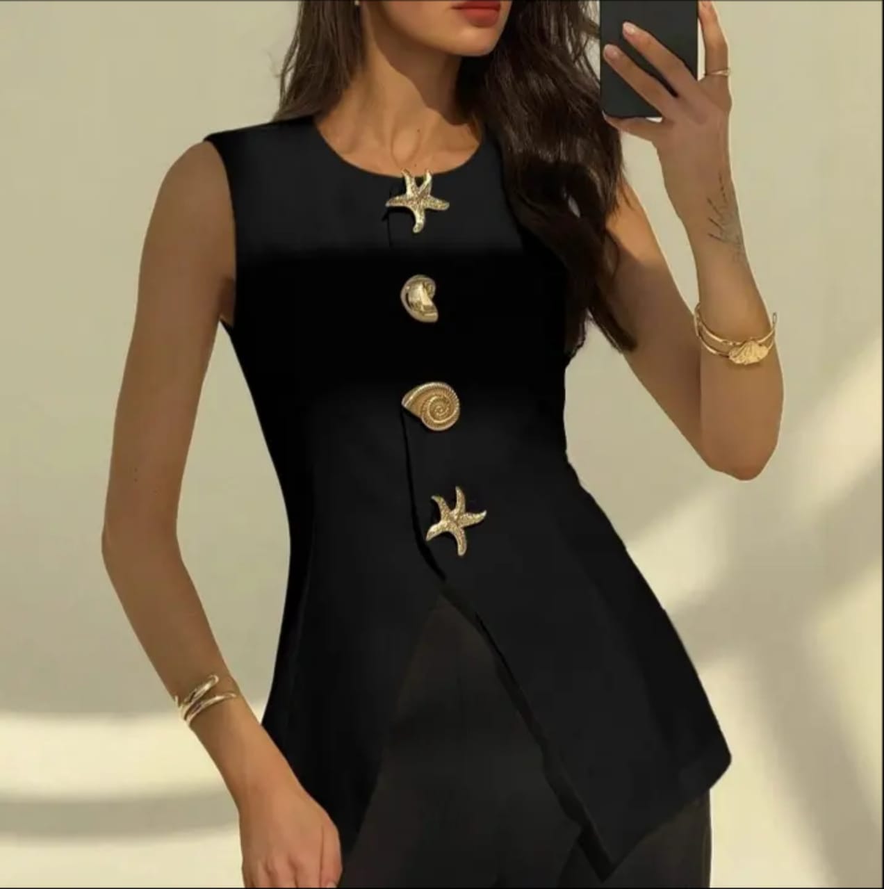 Sleeveless Formal Vest