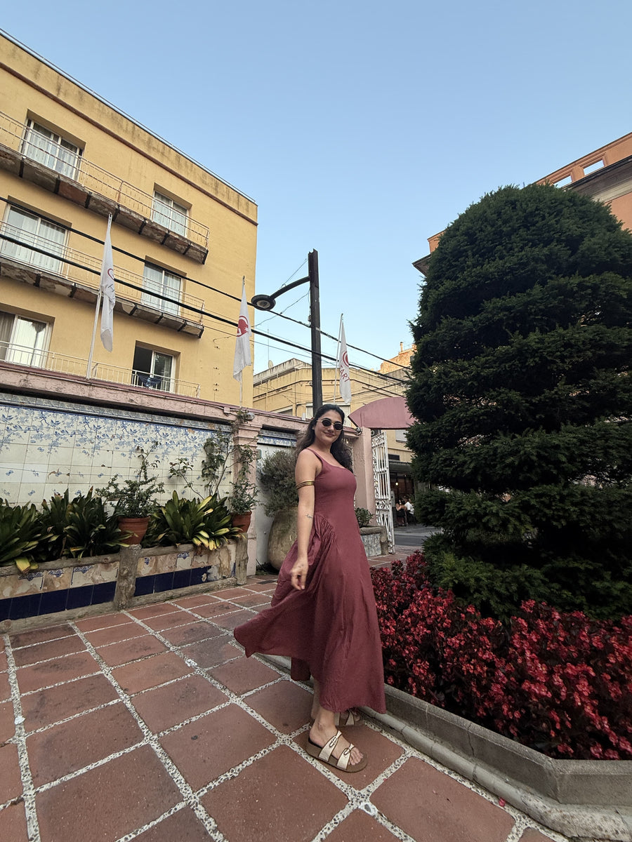 Wine Bodycon Dress