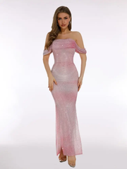 Pink rhinestone Dress