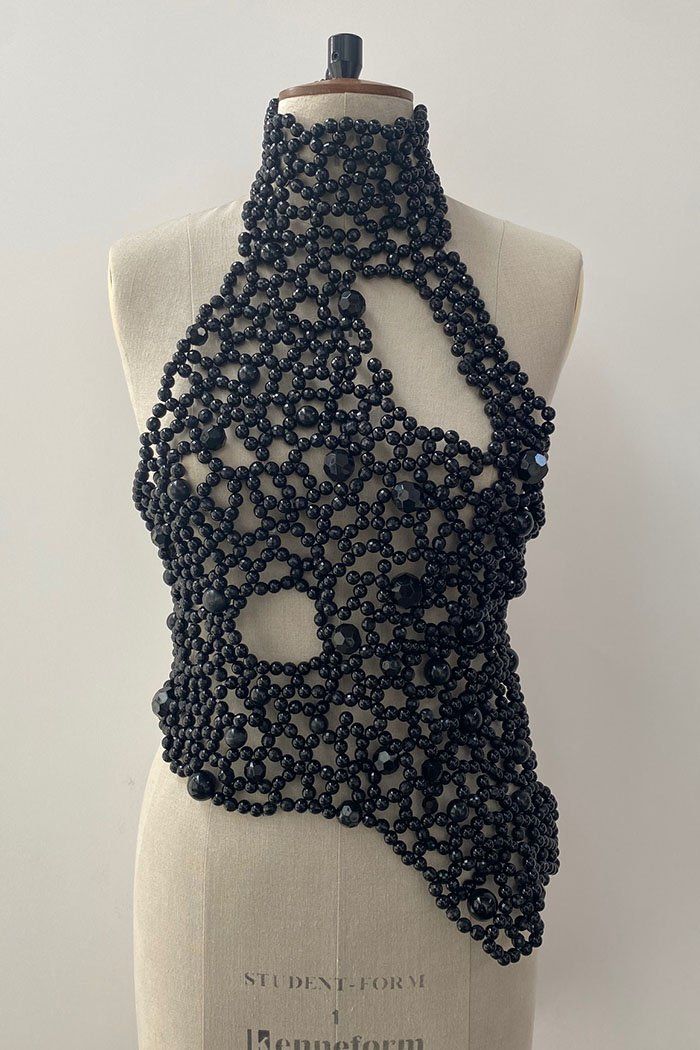 Black Pearl Halter Top