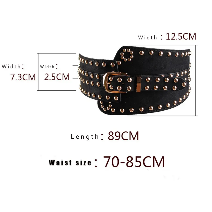 Leather waistband