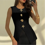 Sleeveless Formal Vest