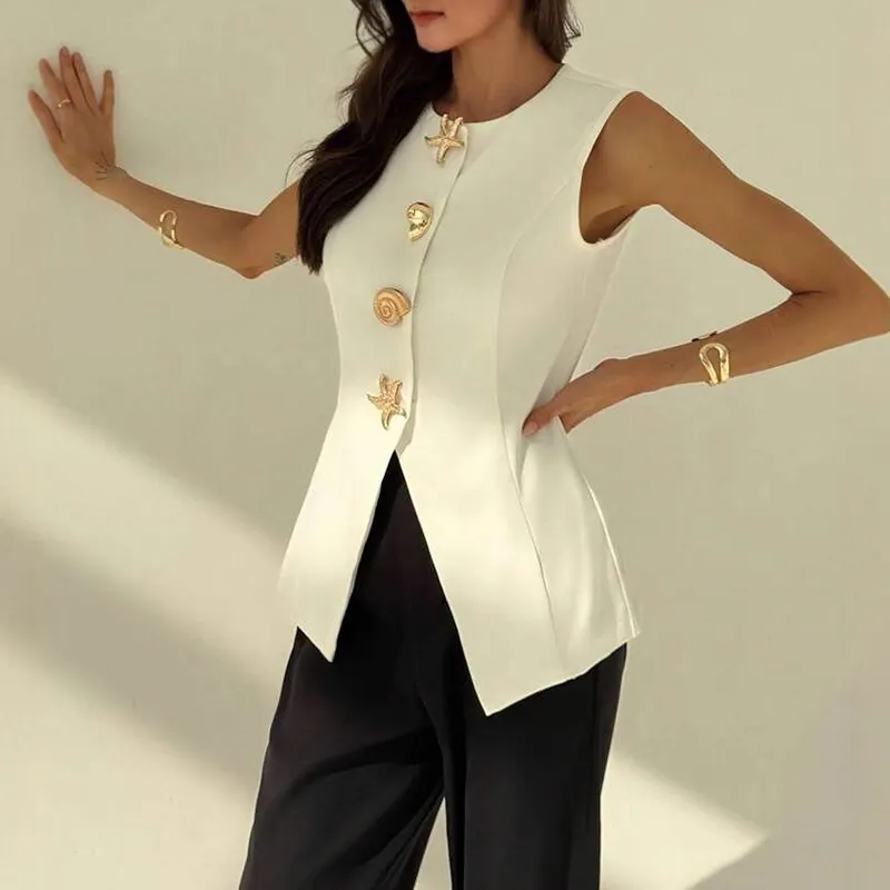 Sleeveless Formal Vest