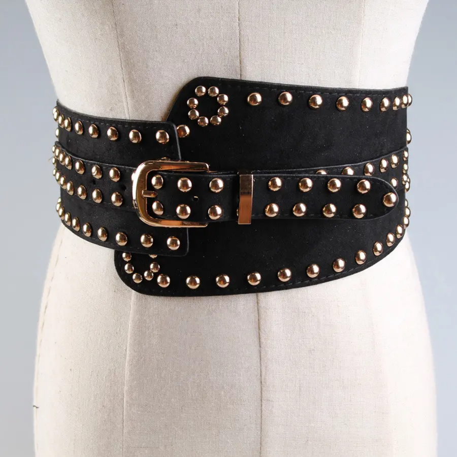Leather waistband