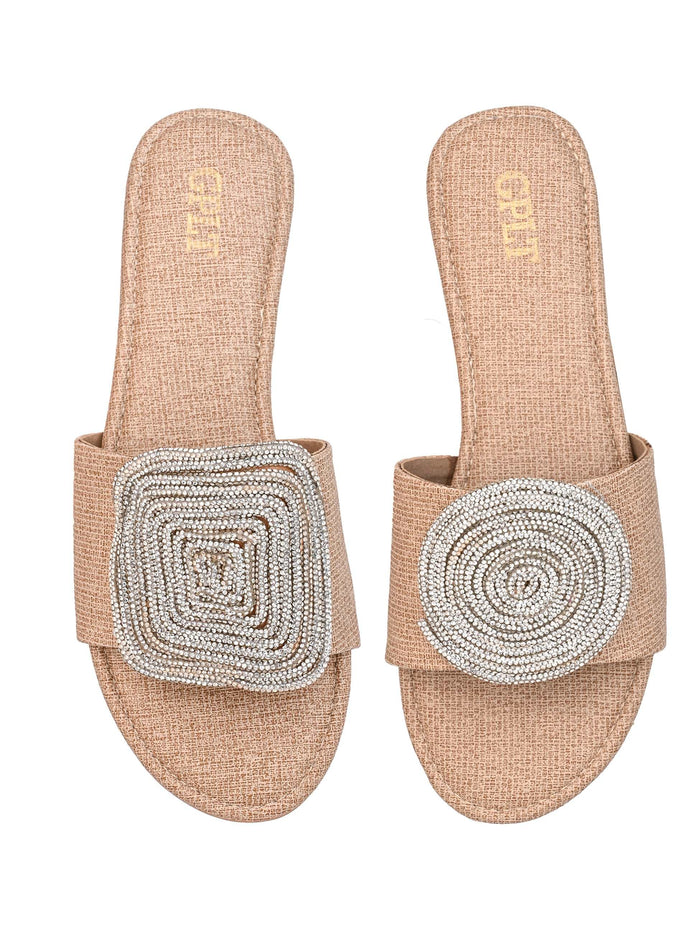 Rhinestone Party Flats