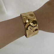Flux Golden Bangle