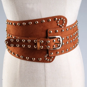Leather waistband