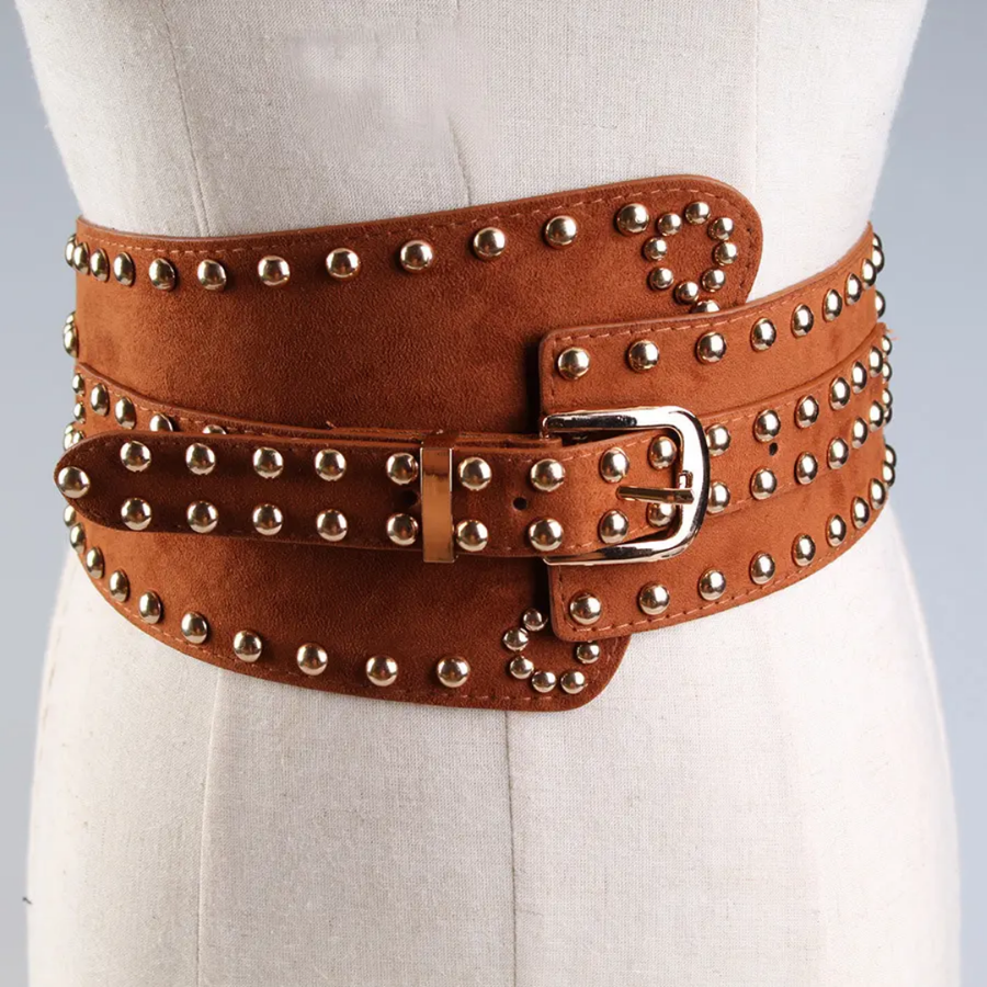 Leather waistband