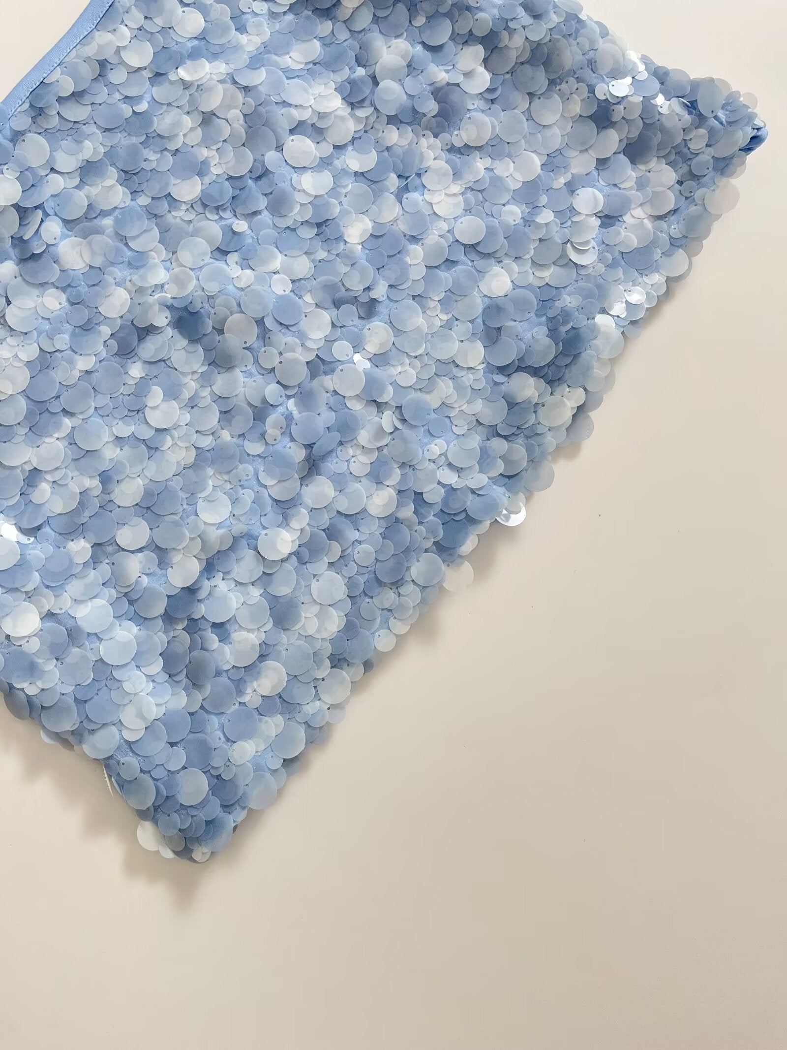 Blue Sequin Skirt