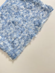 Blue Sequin Skirt