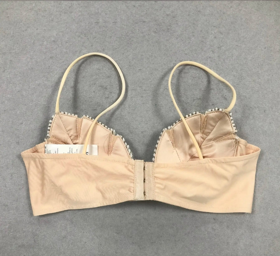 Rhinestone Leaf Bralette
