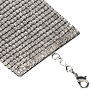 Gold and silver Rhinestone Chain Necklace