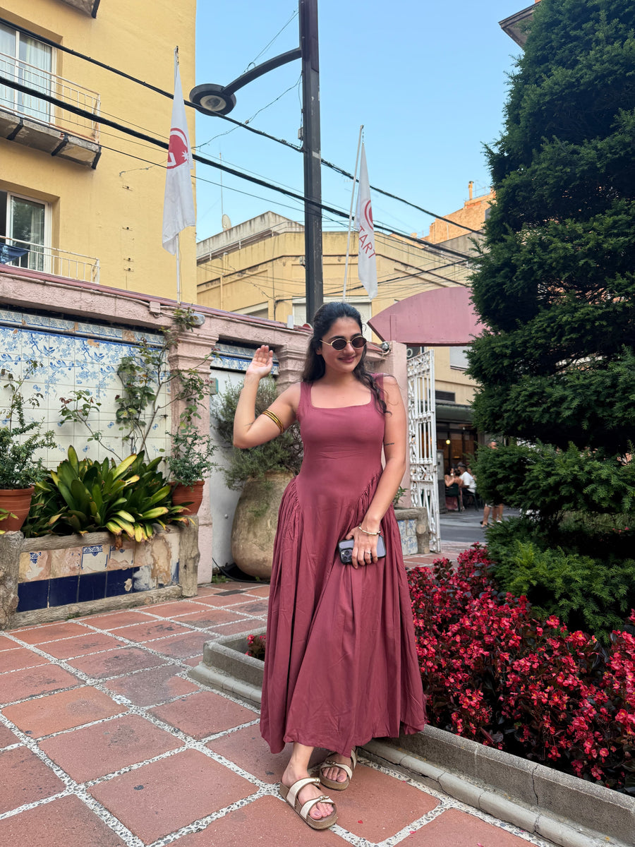 Wine Bodycon Dress