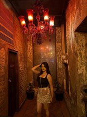 Champagne Sequin Skirt