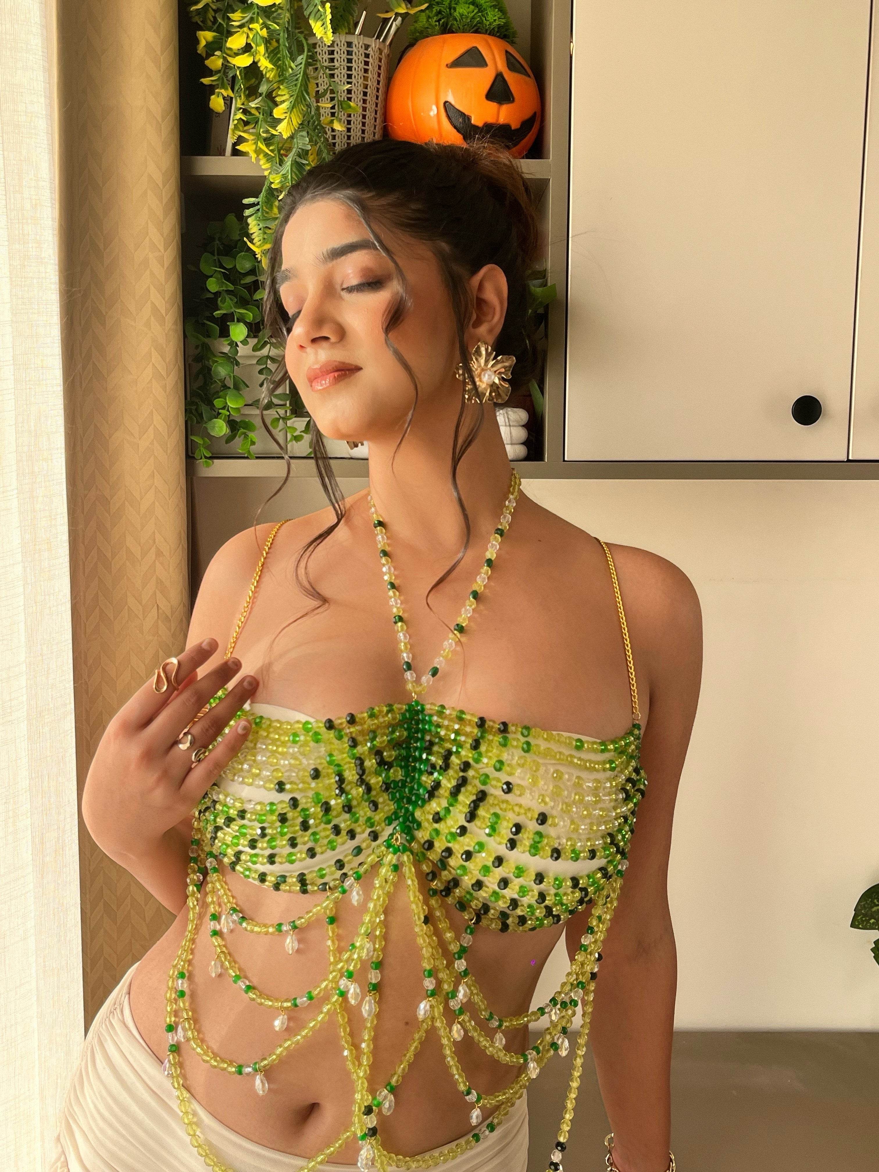 Green pearl Bralette - GPLT