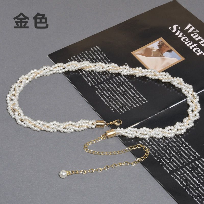 Pearl waist chain