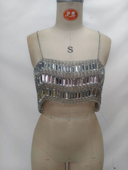 Multi layer Body Chain Acrylic Top