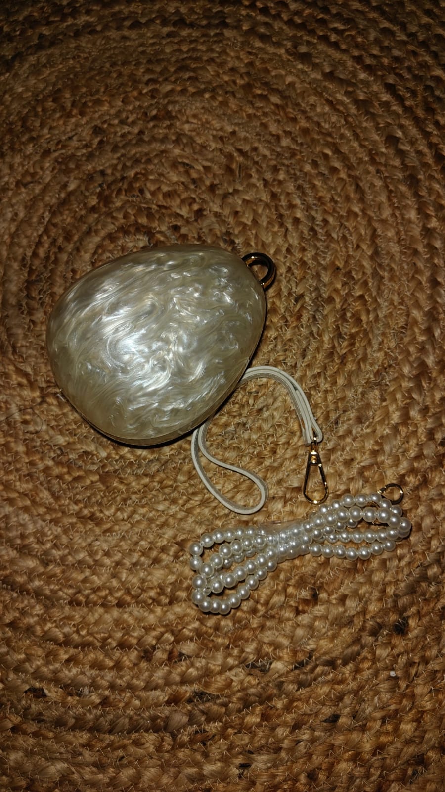 Pearl Oblique Bag/clutch