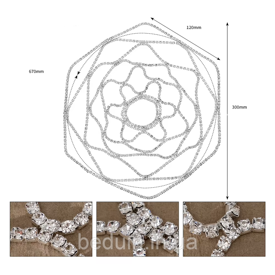 Crystal Headpiece Accessory