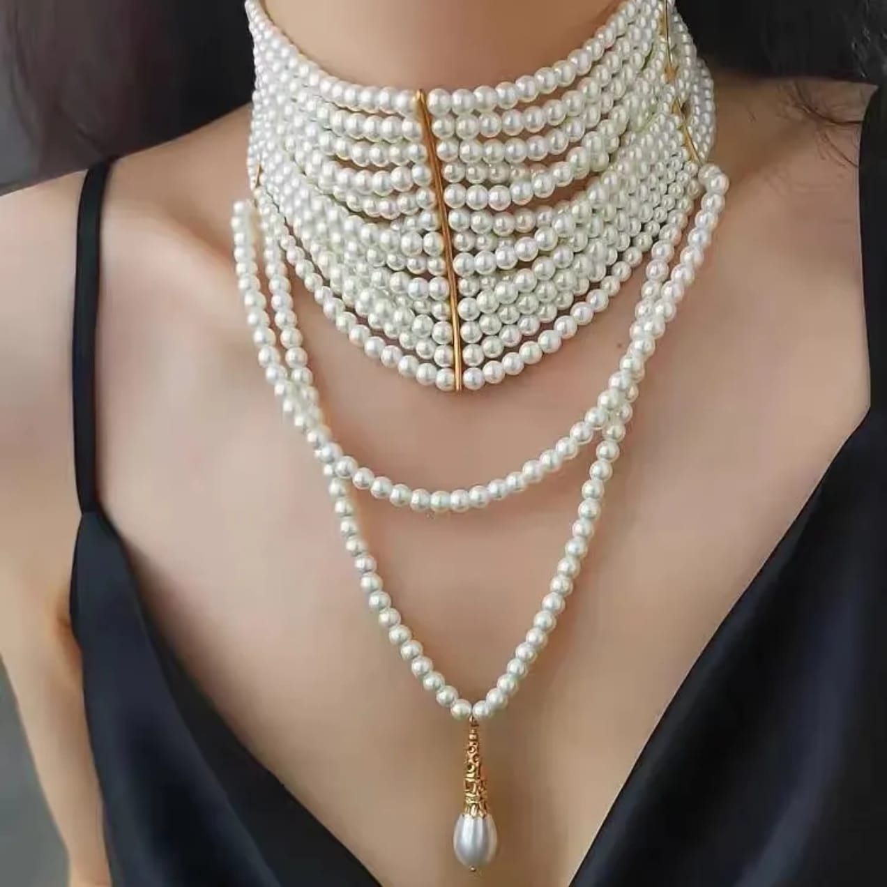 Pearl choker Necklace