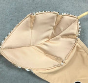 Rhinestone Leaf Bralette