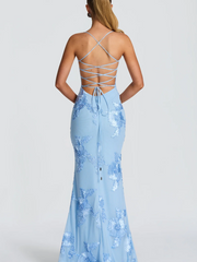 Flower Print Long Dress