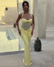 Elegant Backless Bodycon Dress