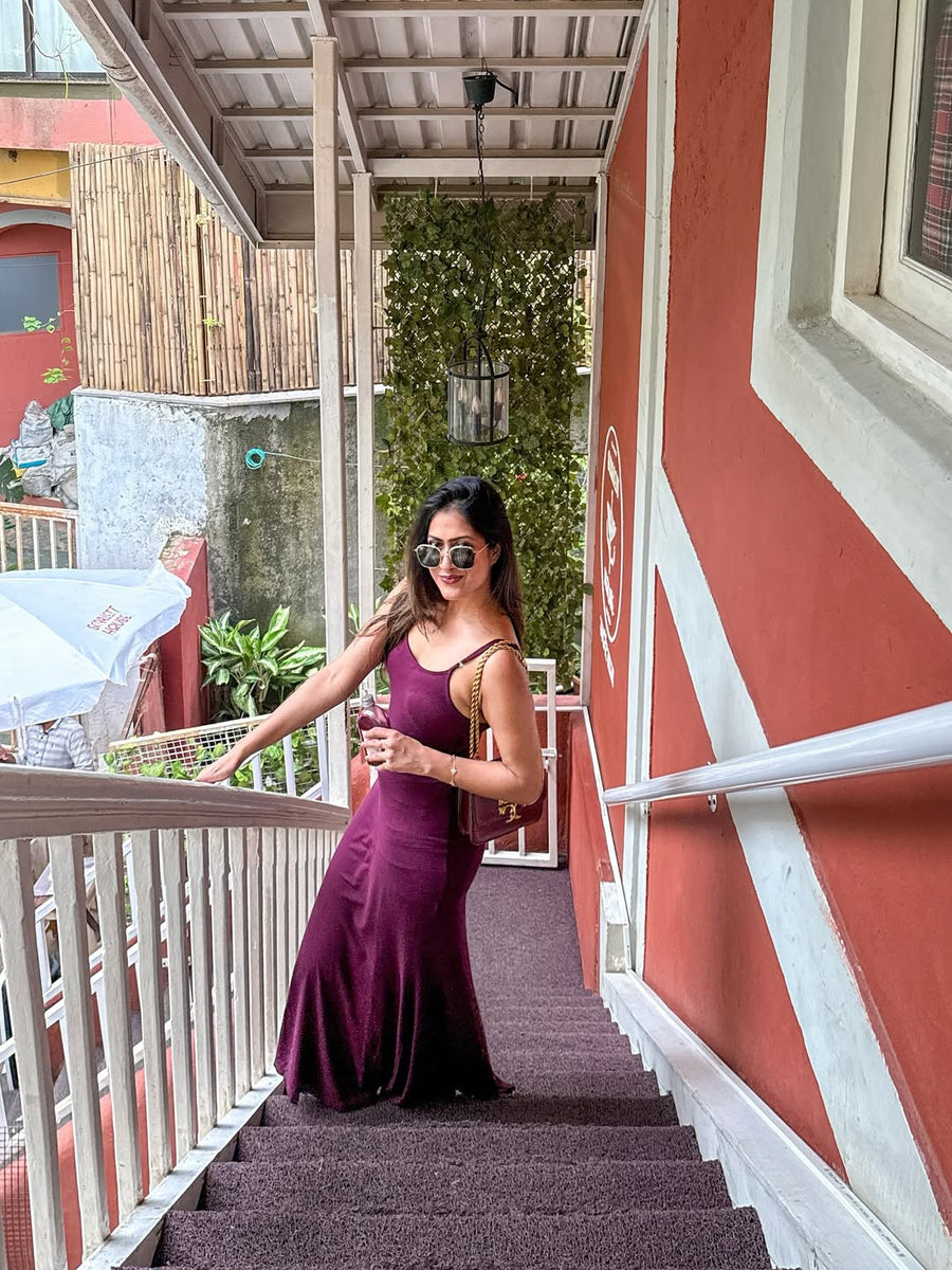Wine Party Dress