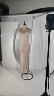 Embellished Rhinestone Dress
