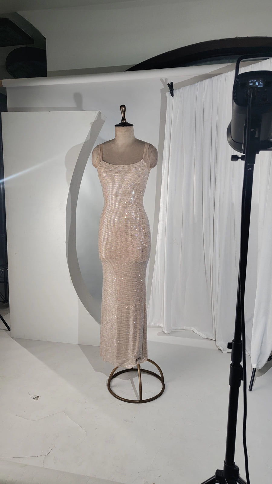 Embellished Rhinestone Dress