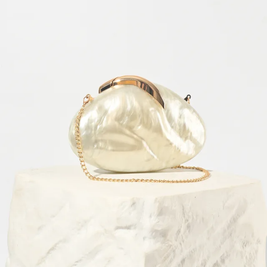 Luxe Pearl Clutch