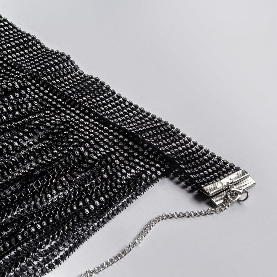 Rhinestone chain skirts