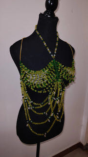 Green pearl Bralette