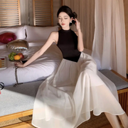 Black and White Maxi Dress