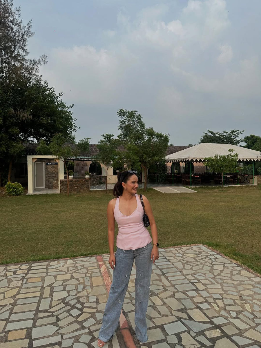 Rhinestone Star Jeans