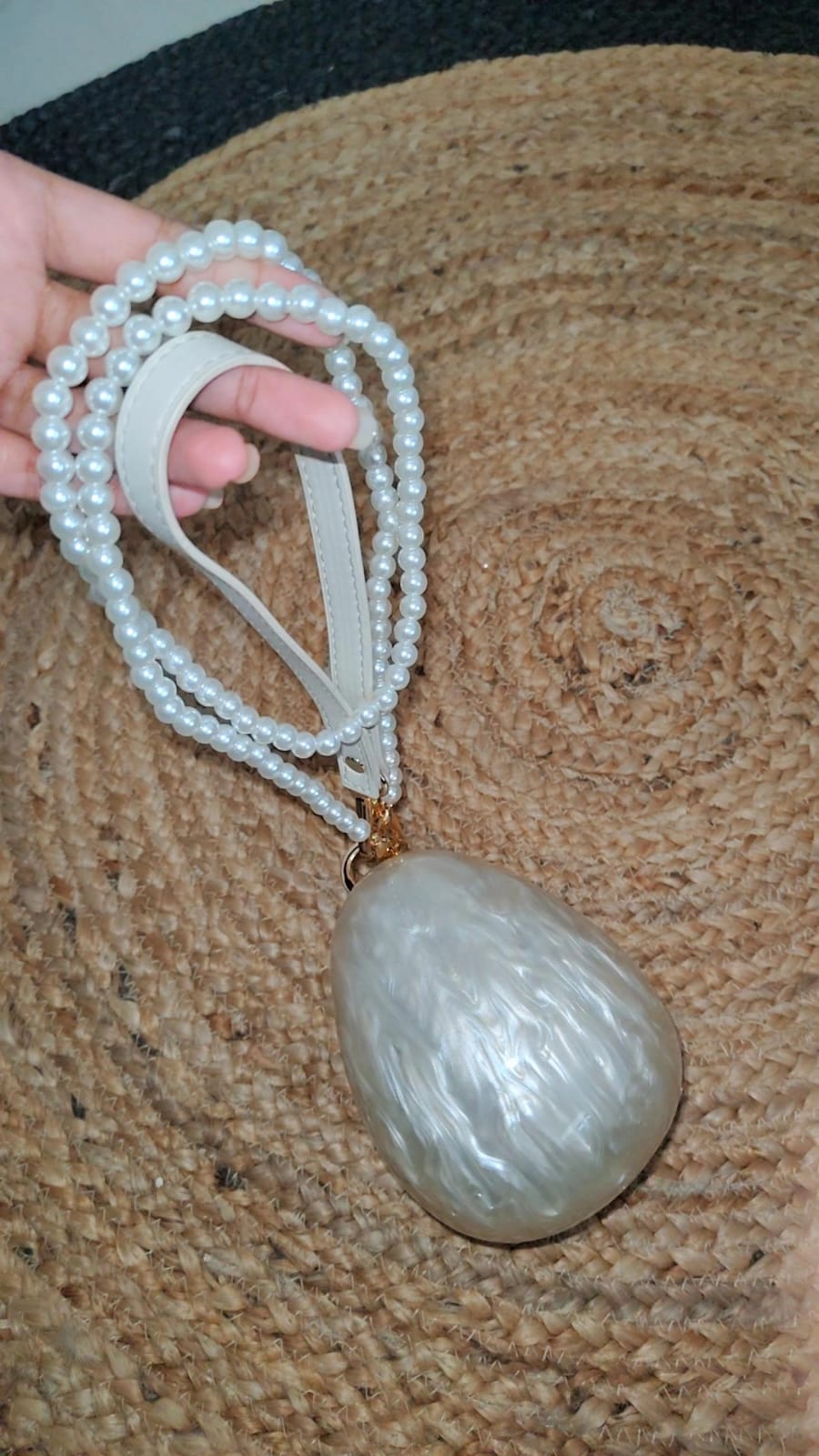 Pearl Oblique Bag/clutch